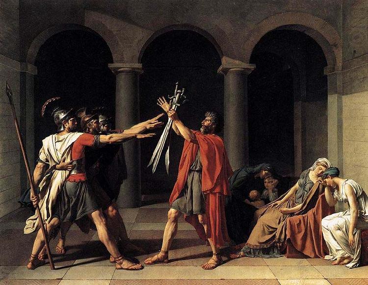 Oath of the Horatii, Jacques-Louis David